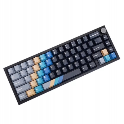 Record Gradient 104+25 Full PBT Dye Sublimation Keycaps Set Side Legends for Cherry MX Mechanical Gaming Keyboard